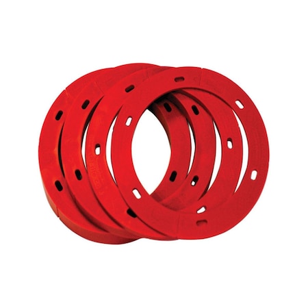 Made-To-Order Set-Rite Toilet Flange Spacer Kit Red  Polypropolene MA707882